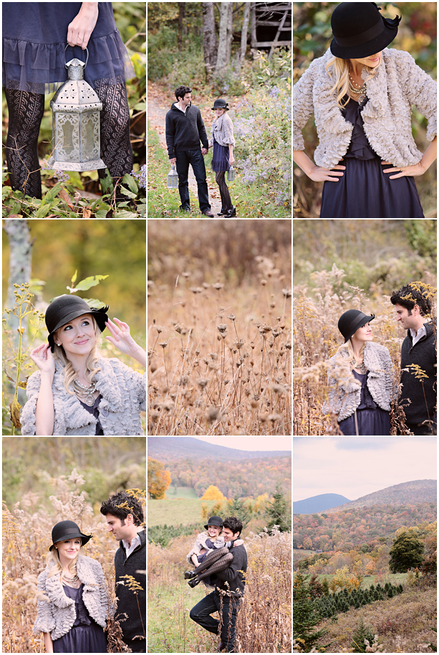 Lauren + Rocky Christmas Tree Farm eSession » Charlotte NC Wedding