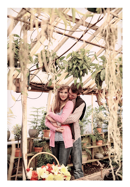 Holly + Mark Charlotte, NC Greenhouse Engagement » Charlotte NC
