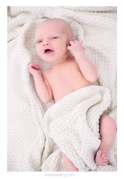 White inspired newborn portrait_Kristin Vining Photography_00005