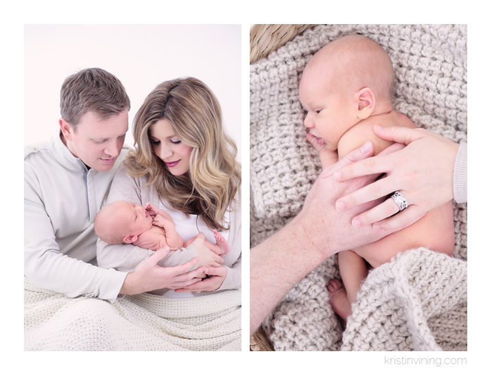 White inspired newborn portrait_Kristin Vining Photography_00006